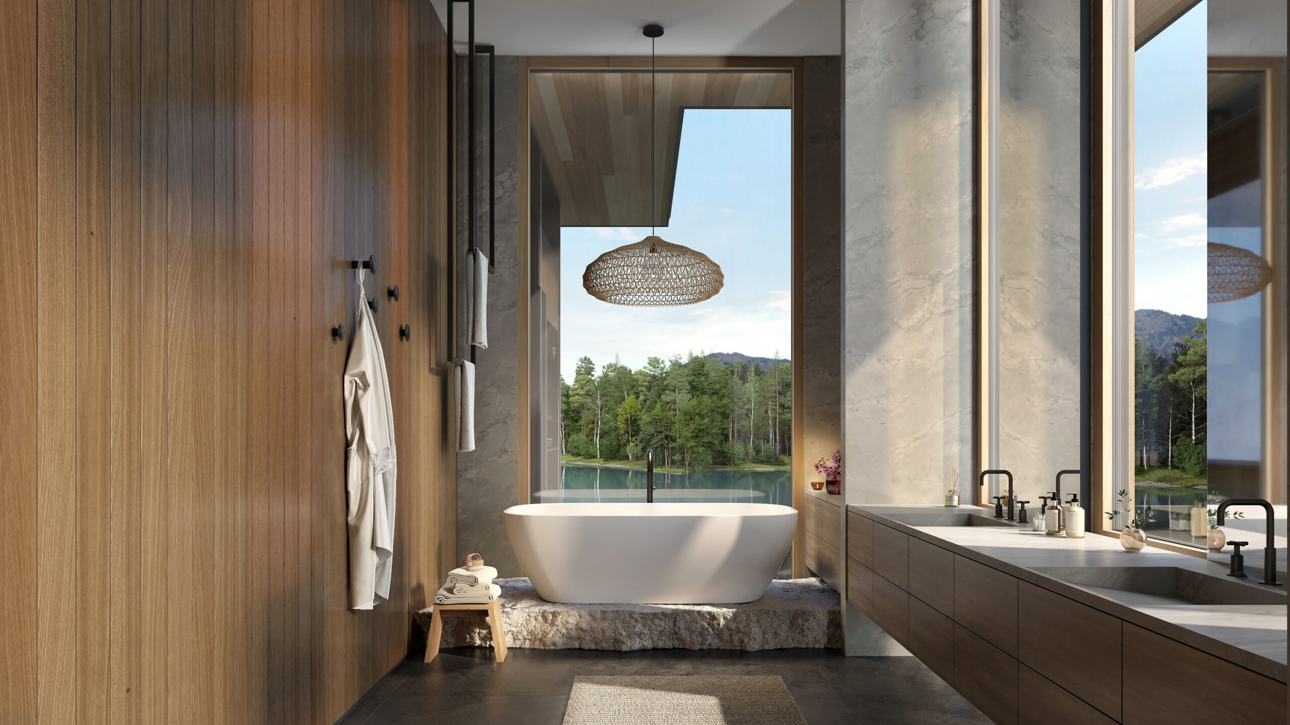 HDG architecture primary bath 2